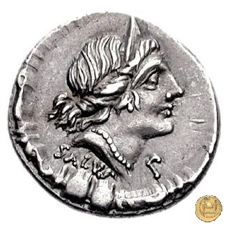 337/2 - denario D. Iunius L.f. Silanus 91 BC (Roma)