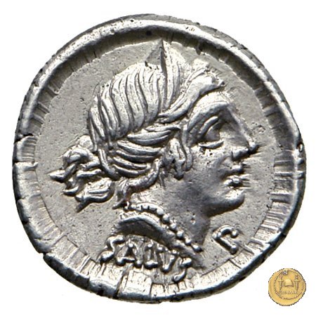 337/2 - denario D. Iunius L.f. Silanus 91 BC (Roma)