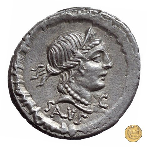 337/2 - denario D. Iunius L.f. Silanus 91 BC (Roma)