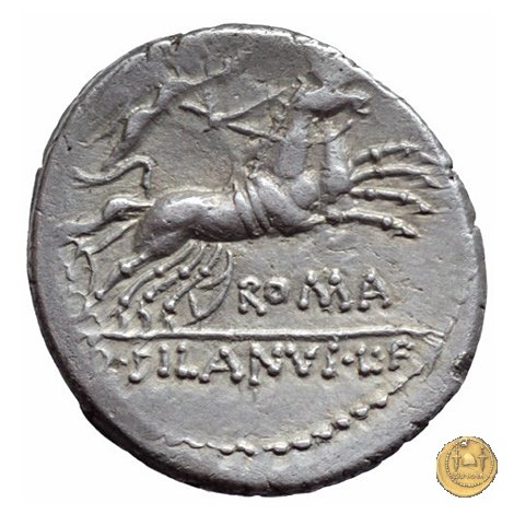 337/2 - denario D. Iunius L.f. Silanus 91 BC (Roma)