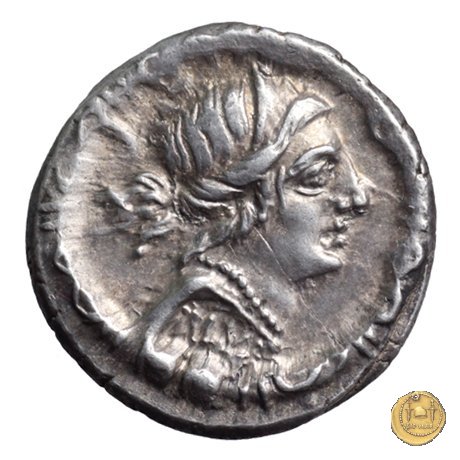 337/2 - denario D. Iunius L.f. Silanus 91 BC (Roma)