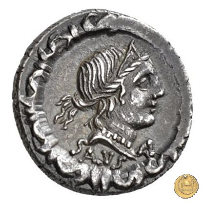 337/2 - denario D. Iunius L.f. Silanus 91 BC (Roma)