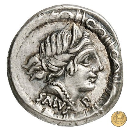 337/2 - denario D. Iunius L.f. Silanus 91 BC (Roma)