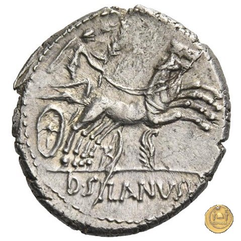 337/2 - denario D. Iunius L.f. Silanus 91 BC (Roma)