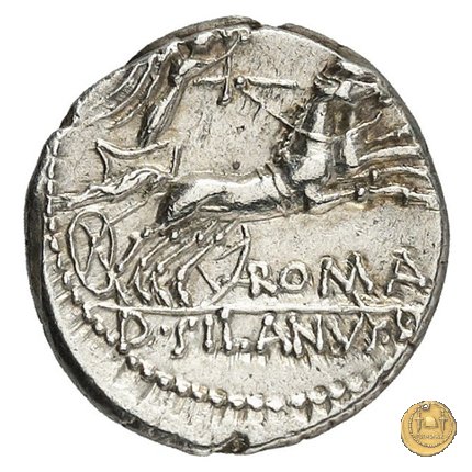 337/2 - denario D. Iunius L.f. Silanus 91 BC (Roma)