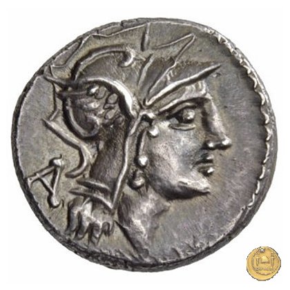 337/3 - denario D. Iunius L.f. Silanus 91 BC (Roma)