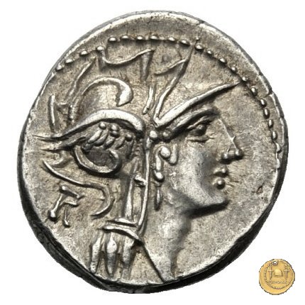 337/3 - denario D. Iunius L.f. Silanus 91 BC (Roma)