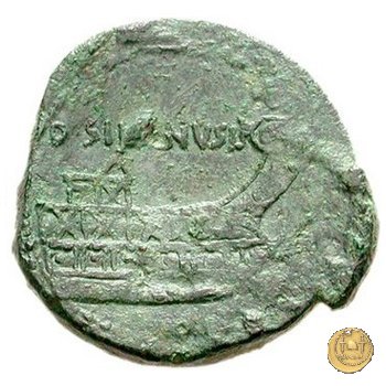 337/5 - asse D. Iunius L.f. Silanus 91 BC (Roma)