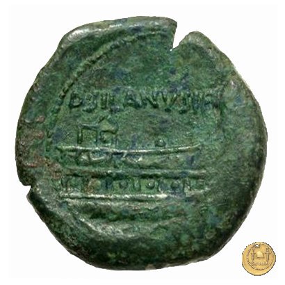 337/5 - asse D. Iunius L.f. Silanus 91 BC (Roma)