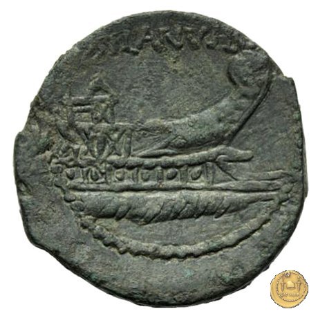 337/5 - asse D. Iunius L.f. Silanus 91 BC (Roma)