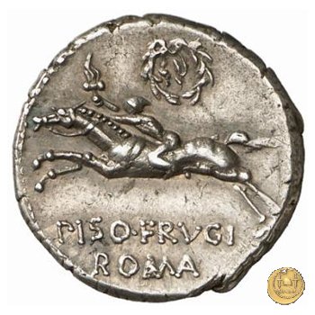 340/1 - denario L. Calpurnius Piso Frugi 90 BC (Roma)