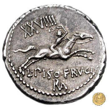 340/1 - denario L. Calpurnius Piso Frugi 90 BC (Roma)