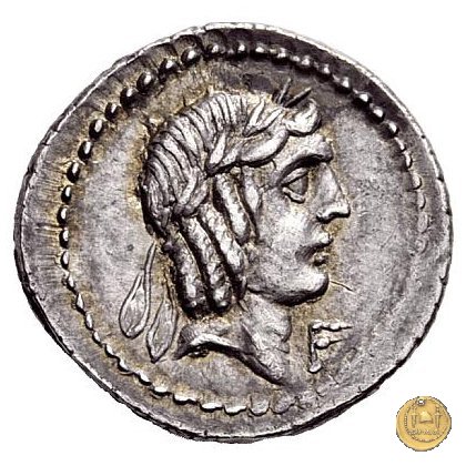 340/1 - denario L. Calpurnius Piso Frugi 90 BC (Roma)