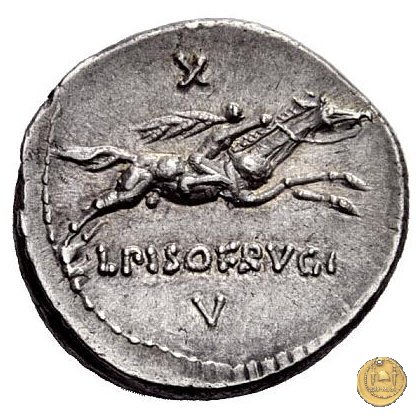 340/1 - denario L. Calpurnius Piso Frugi 90 BC (Roma)