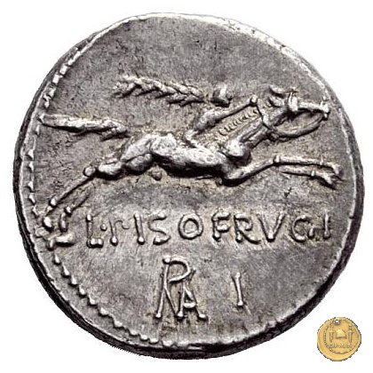 340/1 - denario L. Calpurnius Piso Frugi 90 BC (Roma)