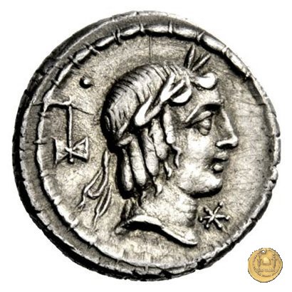 340/1 - denario L. Calpurnius Piso Frugi 90 BC (Roma)