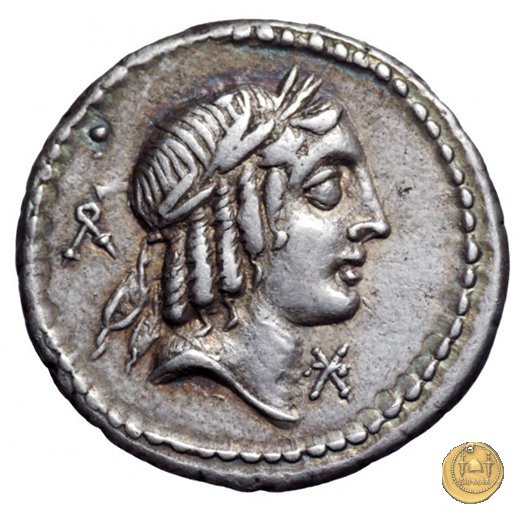 340/1 - denario L. Calpurnius Piso Frugi 90 BC (Roma)