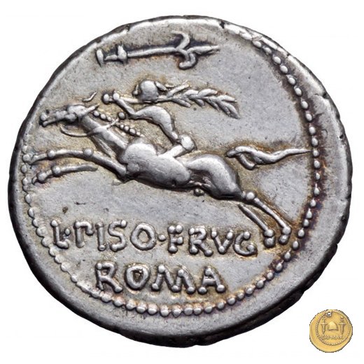 340/1 - denario L. Calpurnius Piso Frugi 90 BC (Roma)