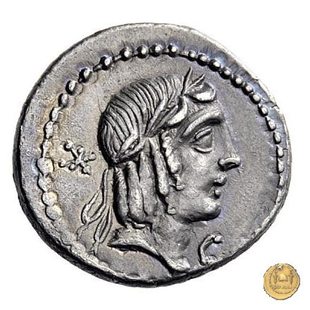 340/1 - denario L. Calpurnius Piso Frugi 90 BC (Roma)