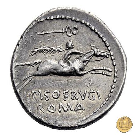 340/1 - denario L. Calpurnius Piso Frugi 90 BC (Roma)