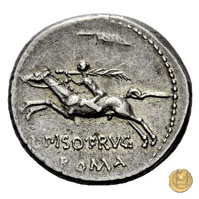 340/1 - denario L. Calpurnius Piso Frugi 90 BC (Roma)