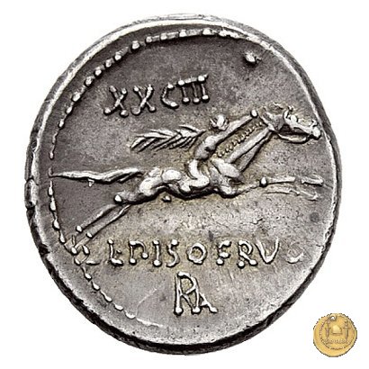 340/1 - denario L. Calpurnius Piso Frugi 90 BC (Roma)