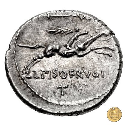 340/1 - denario L. Calpurnius Piso Frugi 90 BC (Roma)