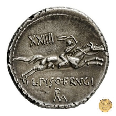 340/1 - denario L. Calpurnius Piso Frugi 90 BC (Roma)