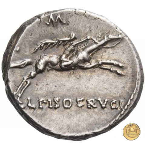 340/1 - denario L. Calpurnius Piso Frugi 90 BC (Roma)