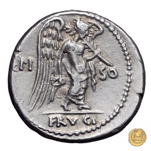 340/2 - quinario L. Calpurnius Piso Frugi 90 BC (Roma)