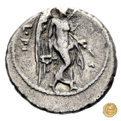340/2 - quinario L. Calpurnius Piso Frugi 90 BC (Roma)