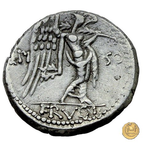340/2 - quinario L. Calpurnius Piso Frugi 90 BC (Roma)