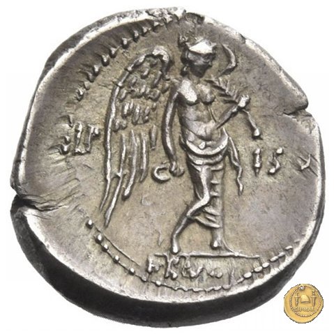 340/2 - quinario L. Calpurnius Piso Frugi 90 BC (Roma)