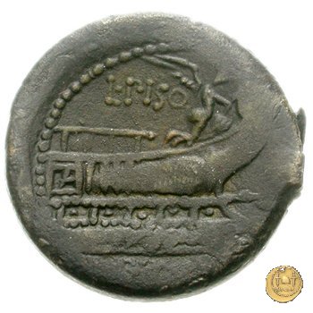 340/4 - asse L. Calpurnius Piso Frugi 90 BC (Roma)