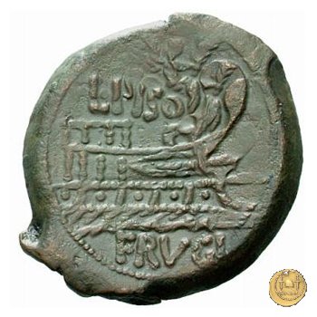 340/4 - asse L. Calpurnius Piso Frugi 90 BC (Roma)