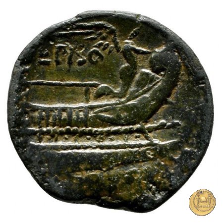 340/4 - asse L. Calpurnius Piso Frugi 90 BC (Roma)