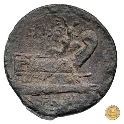 340/4 - asse L. Calpurnius Piso Frugi 90 BC (Roma)