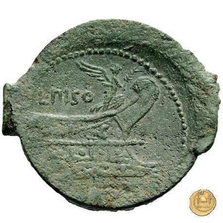 340/4 - asse L. Calpurnius Piso Frugi 90 BC (Roma)