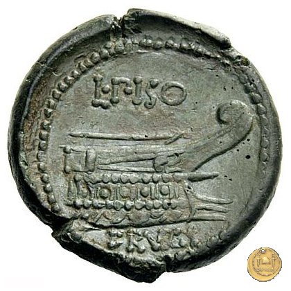 340/5 - semisse L. Calpurnius Piso Frugi 90 BC (Roma)