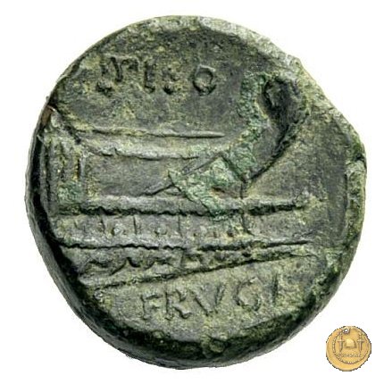 340/6 - quadrante L. Calpurnius Piso Frugi 90 BC (Roma)