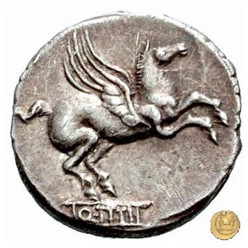 341/1 - denario Q. Titius 90 BC (Roma)