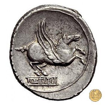 341/1 - denario Q. Titius 90 BC (Roma)