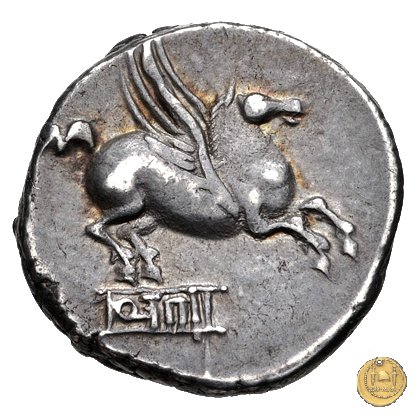 341/1 - denario Q. Titius 90 BC (Roma)