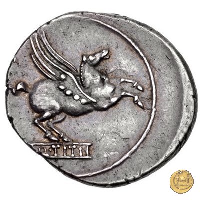 341/1 - denario Q. Titius 90 BC (Roma)