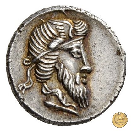 341/1 - denario Q. Titius 90 BC (Roma)