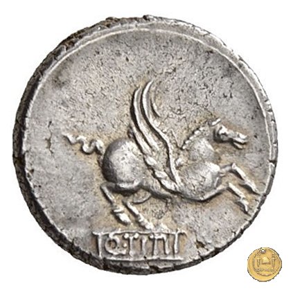 341/1 - denario Q. Titius 90 BC (Roma)