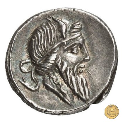 341/1 - denario Q. Titius 90 BC (Roma)