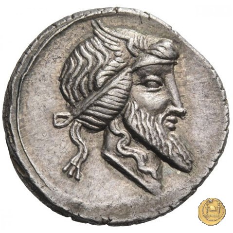 341/1 - denario Q. Titius 90 BC (Roma)