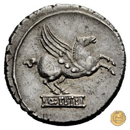 341/1 - denario Q. Titius 90 BC (Roma)