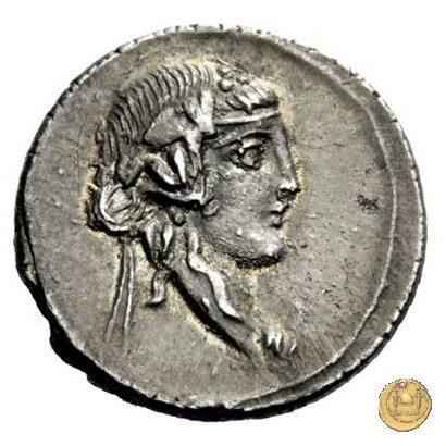 341/2 - denario Q. Titius 90 BC (Roma)